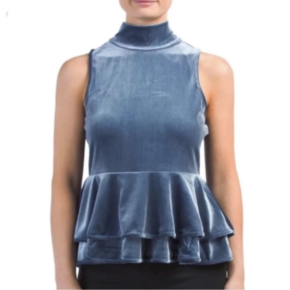 Torn by Ronny Kobo Peplum Top